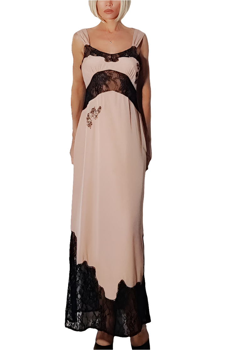 Topshop Vestido Lencero de Encaje