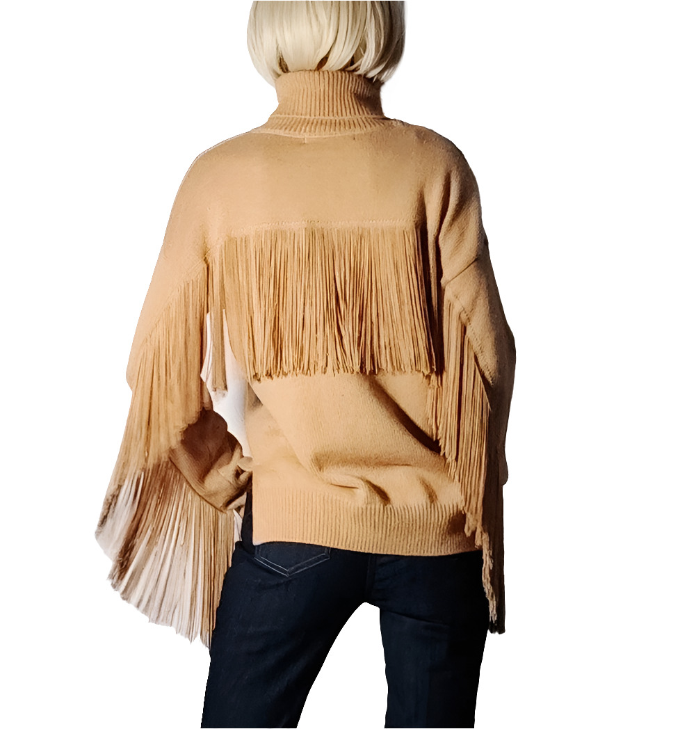 Guess Jersey Flecos Cuello Alto