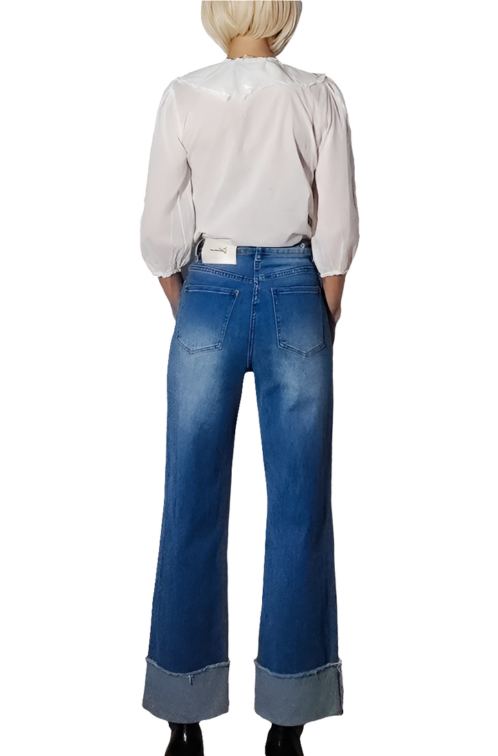 Gil Santucci Jeans Rectos con Cadena