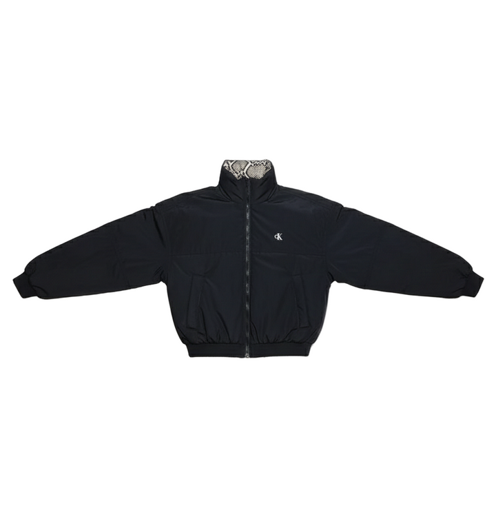 Calvin Klein Jeans  Chaqueta Reversible Snake Print / Negro (Cropped)