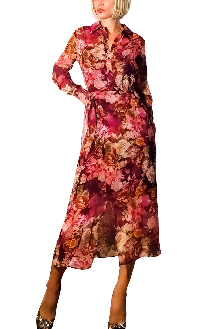 Guess Eco Vestido Lama Floral