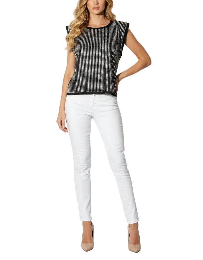 Marciano Los Angeles Top Crop Strass