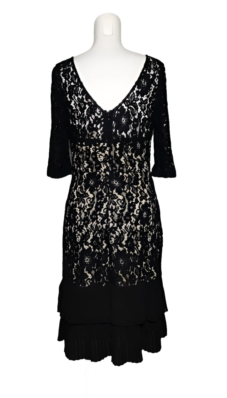 Renascimento Vestido Encaje Floral