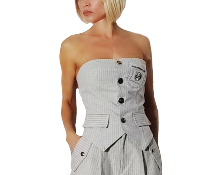 Gil Santucci  Top Corsé con Sello Italiano