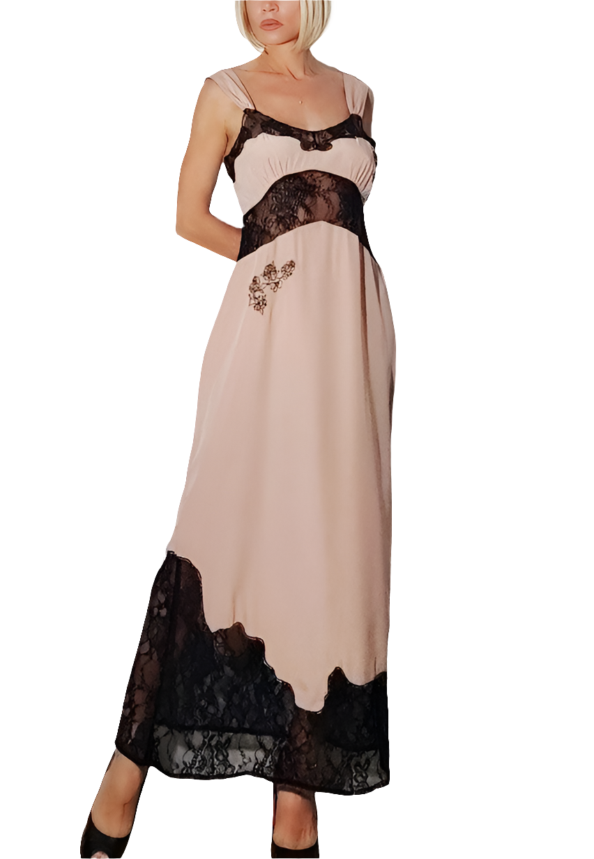 Topshop Vestido Lencero de Encaje