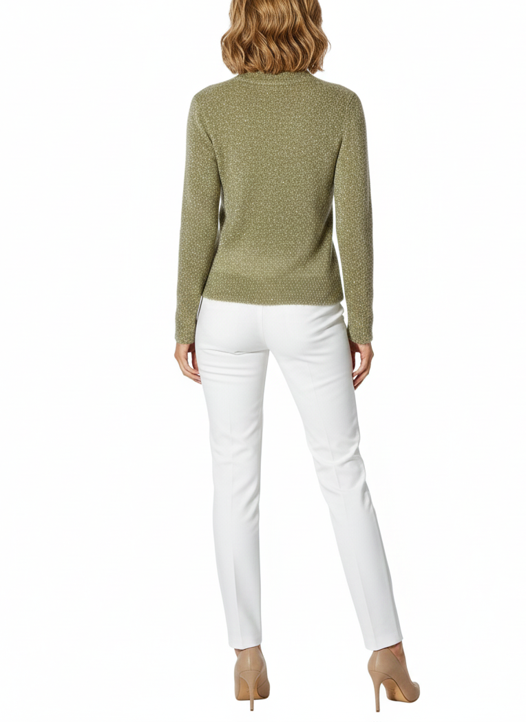 BSB Jeans Jersey Peludo con Brillo Dorado