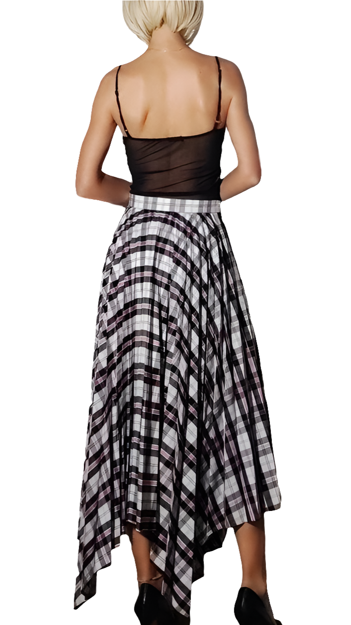 Twinset Falda Plisada Asimétrica