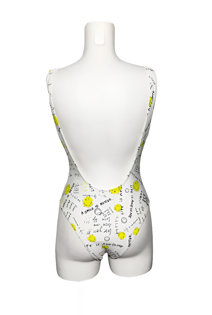 Desigual  Bañador Blanco Smiley