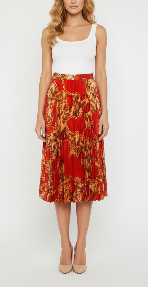 Marciano by Guess Falda Plisada Satinada