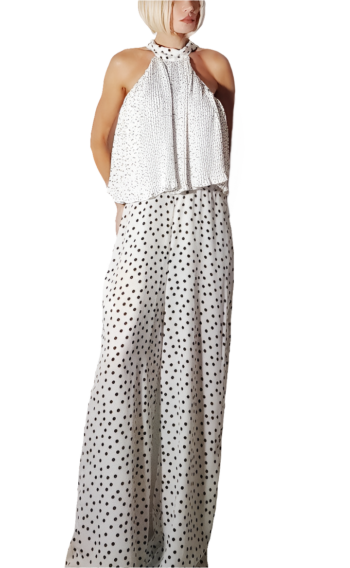 Renascimento Mono Lunares Estilo Halter