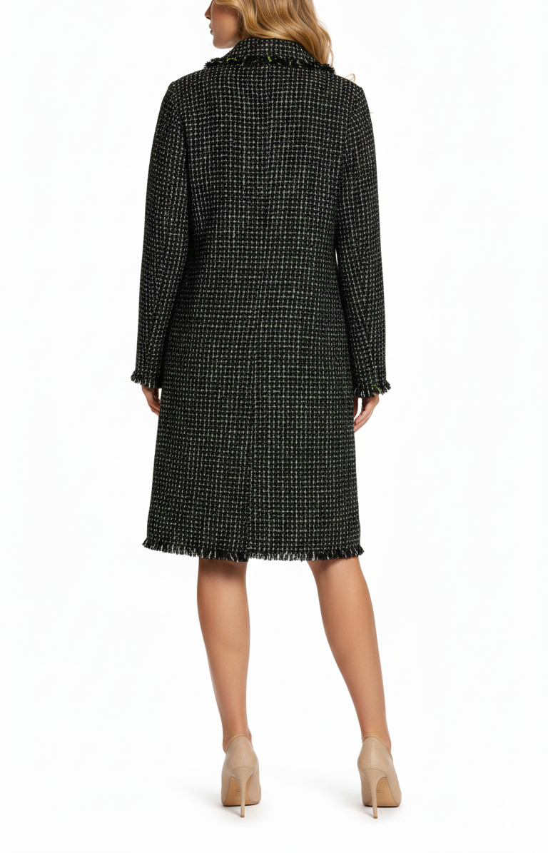 United Colors of Benetton Abrigo de Tweed