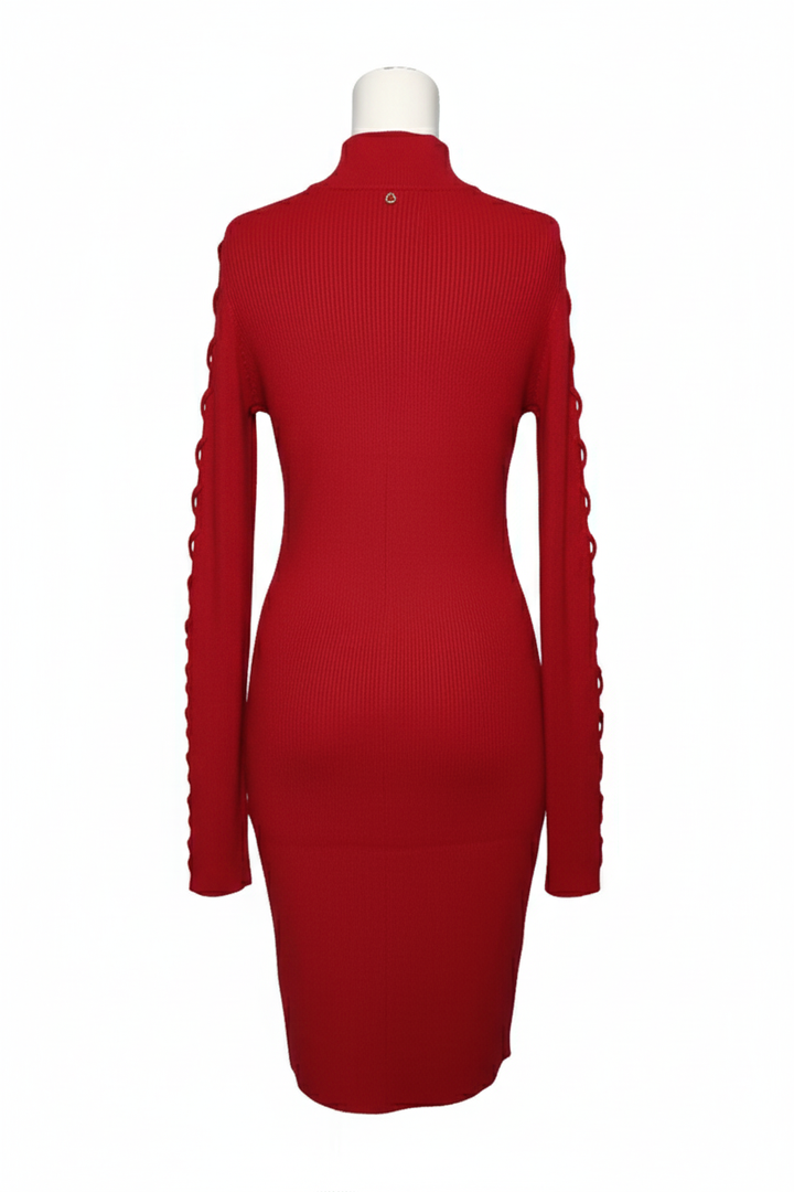 Guess Vestido Rojo Canalado