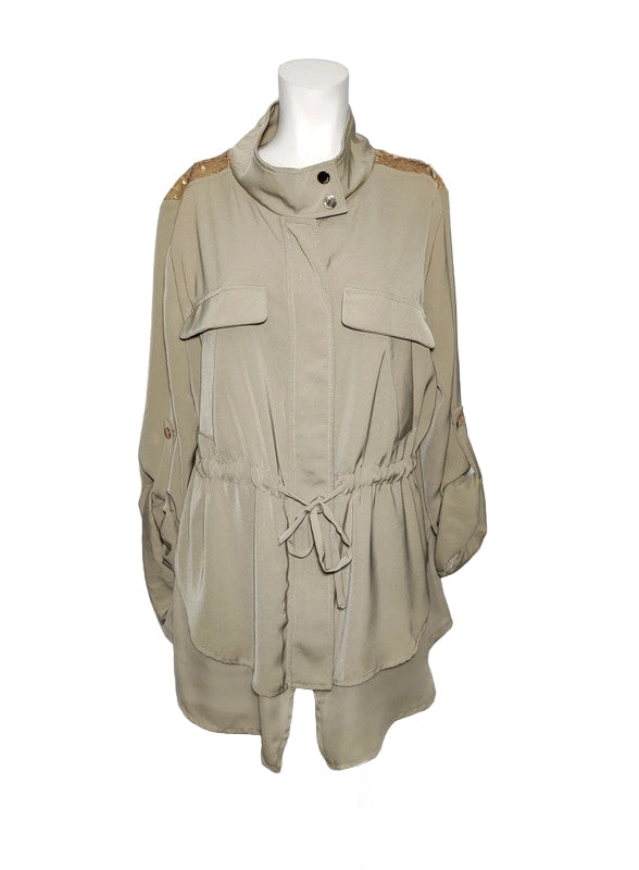 Fracomina Parka Estilo Militar Chic