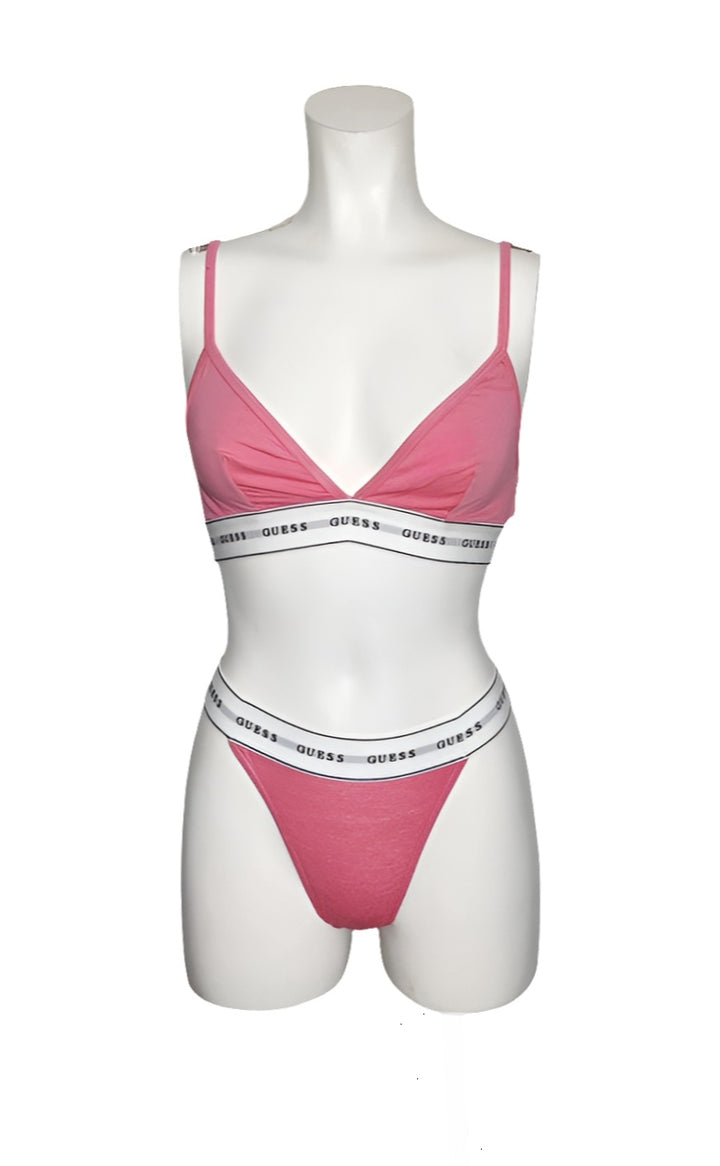 Guess Conjunto Ropa Interior Rosa