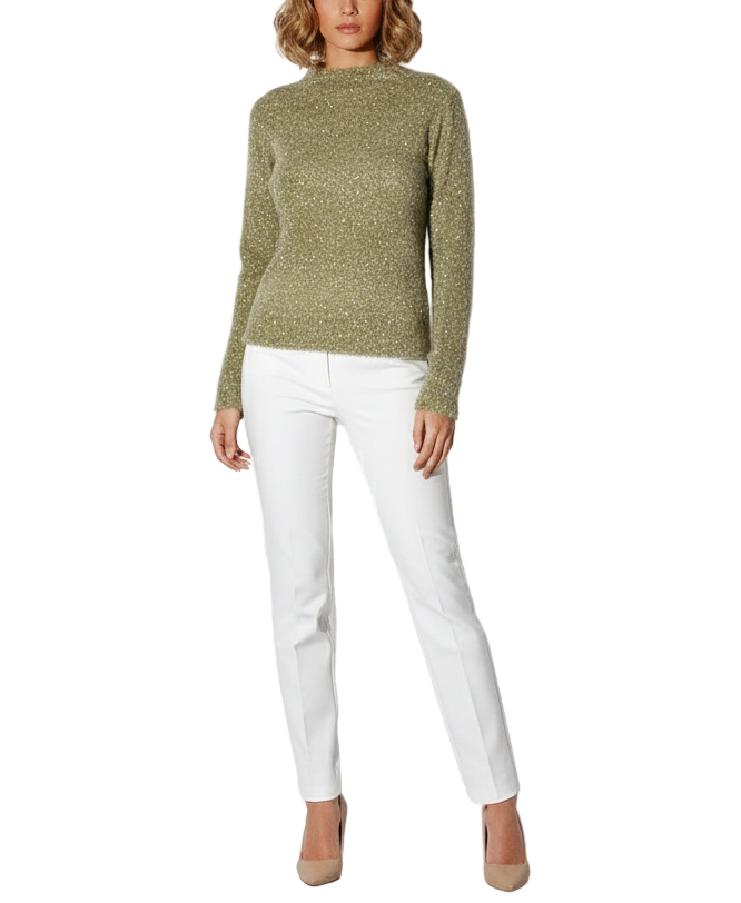 BSB Jeans Jersey Peludo con Brillo Dorado