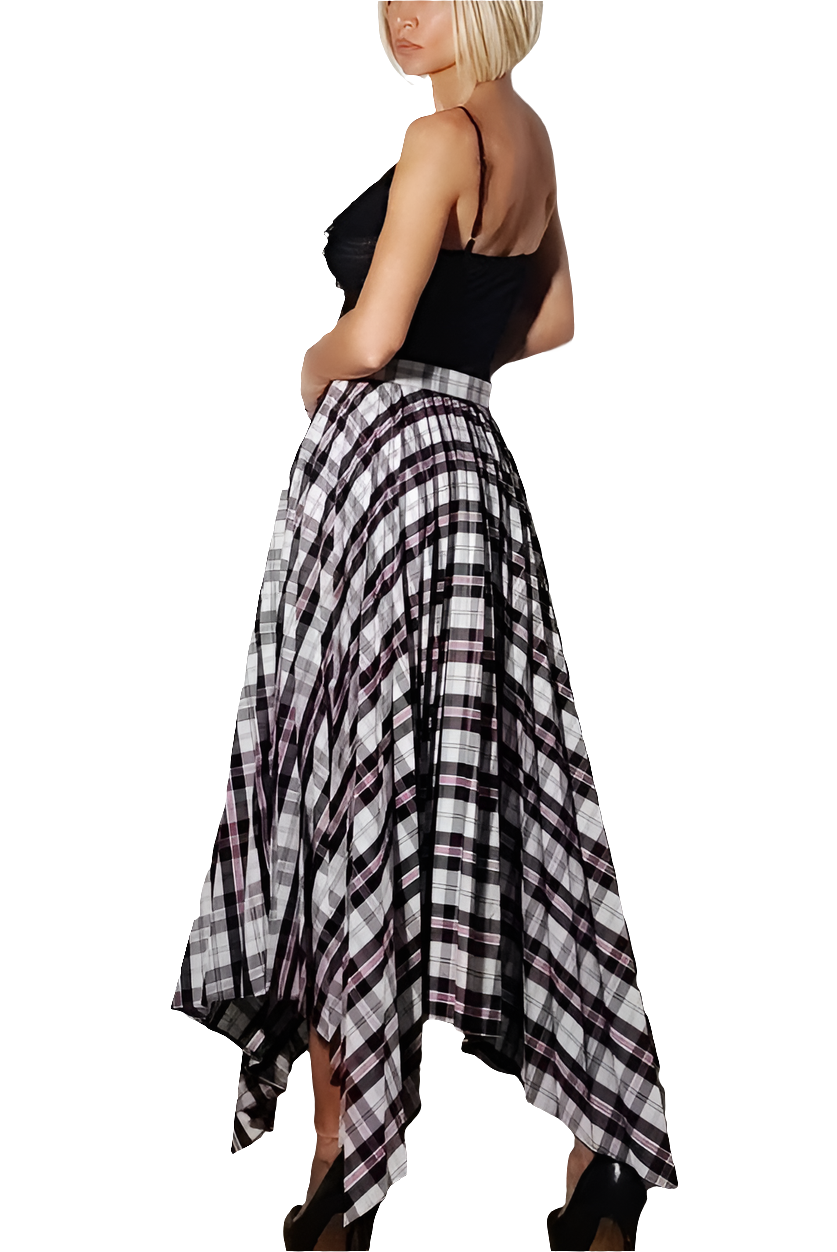 Twinset Falda Plisada Asimétrica