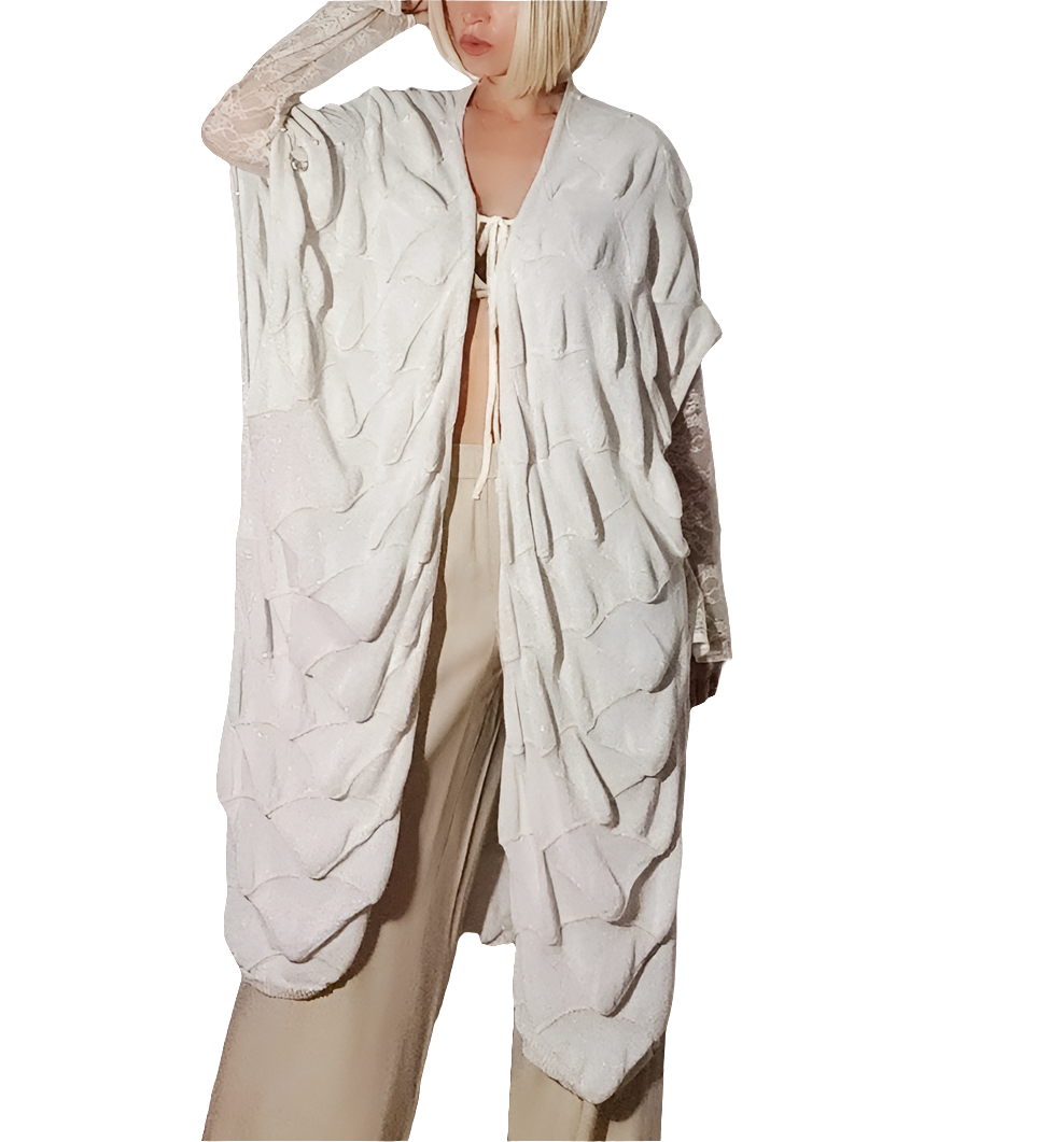 Elisa Cavaletti Cardigan Tejido en Cascada