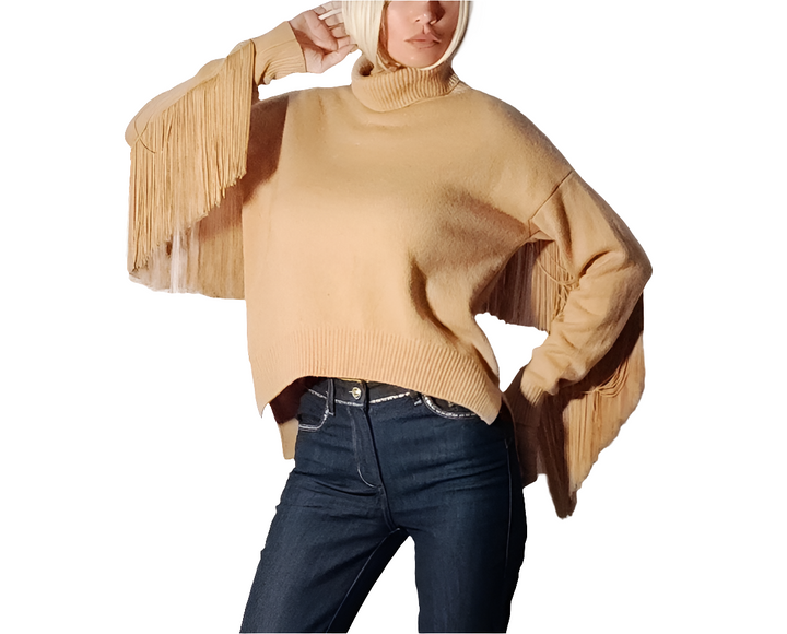 Guess Jersey Flecos Cuello Alto