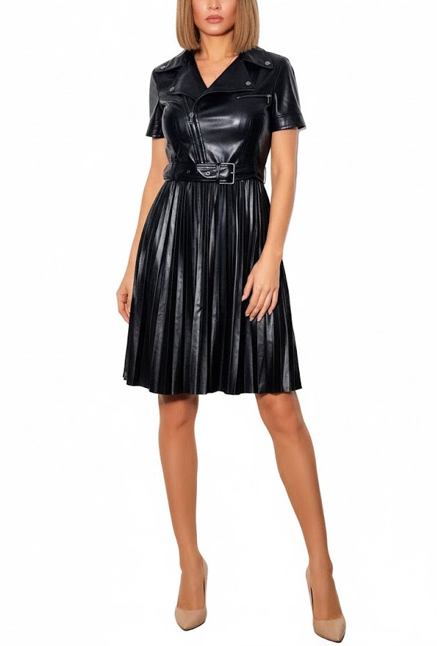 Guess Vestido Livia Efecto Piel