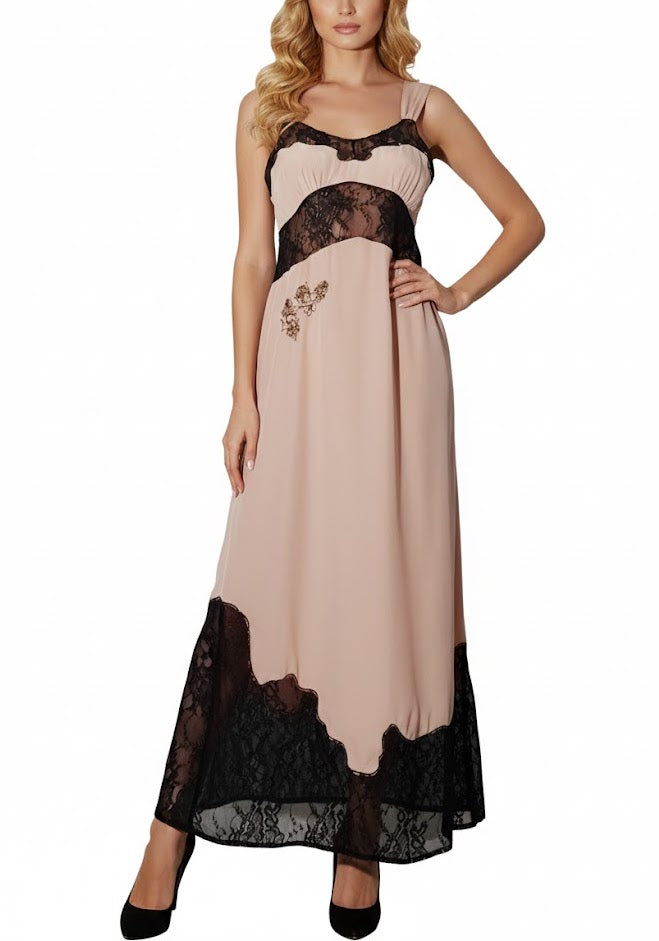 Topshop Vestido Lencero de Encaje