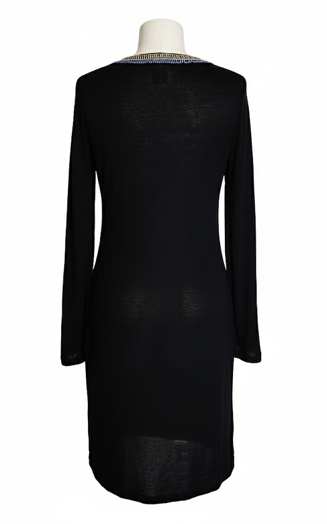 CUSTO Barcelona Vestido de Punto Charcoal
