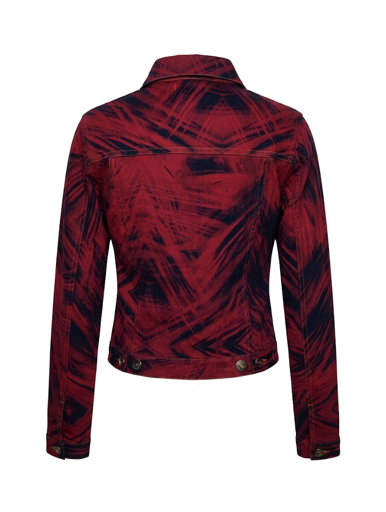 CUSTO Barcelona Chaqueta Denim Estampada