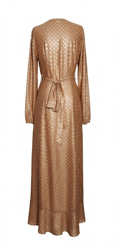 Guess Vestido Lunares Dorados