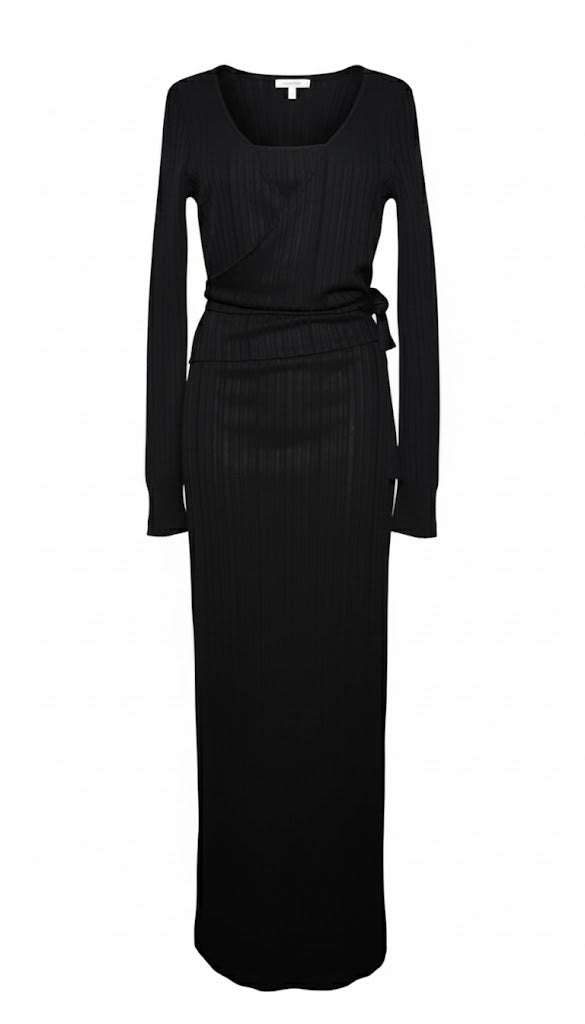 Guess Vestido Largo Acanalado