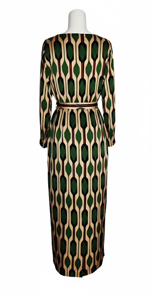 Xandres Vestido Midi Estampado