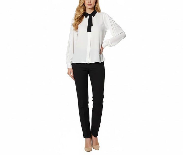 Liu Jo Camisa Blanca con Lazo