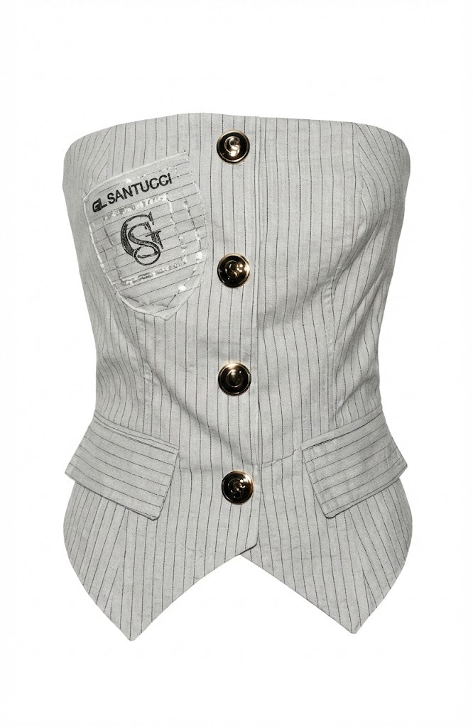 Gil Santucci  Top Corsé con Sello Italiano