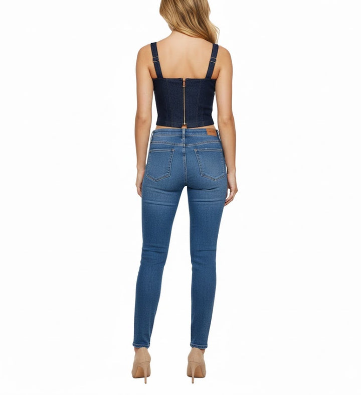 Guess Corsé Mezclilla Cremallera