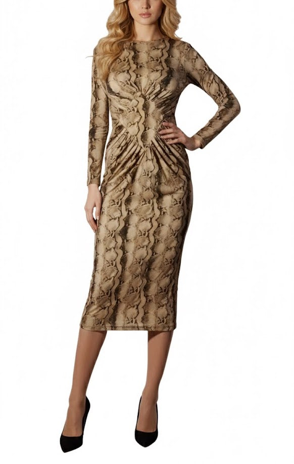 Denny Rose Vestido Python Print