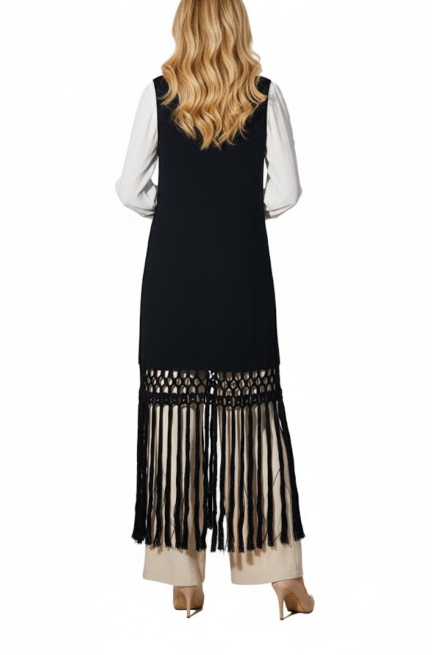 Twinset Chaleco con Flecos