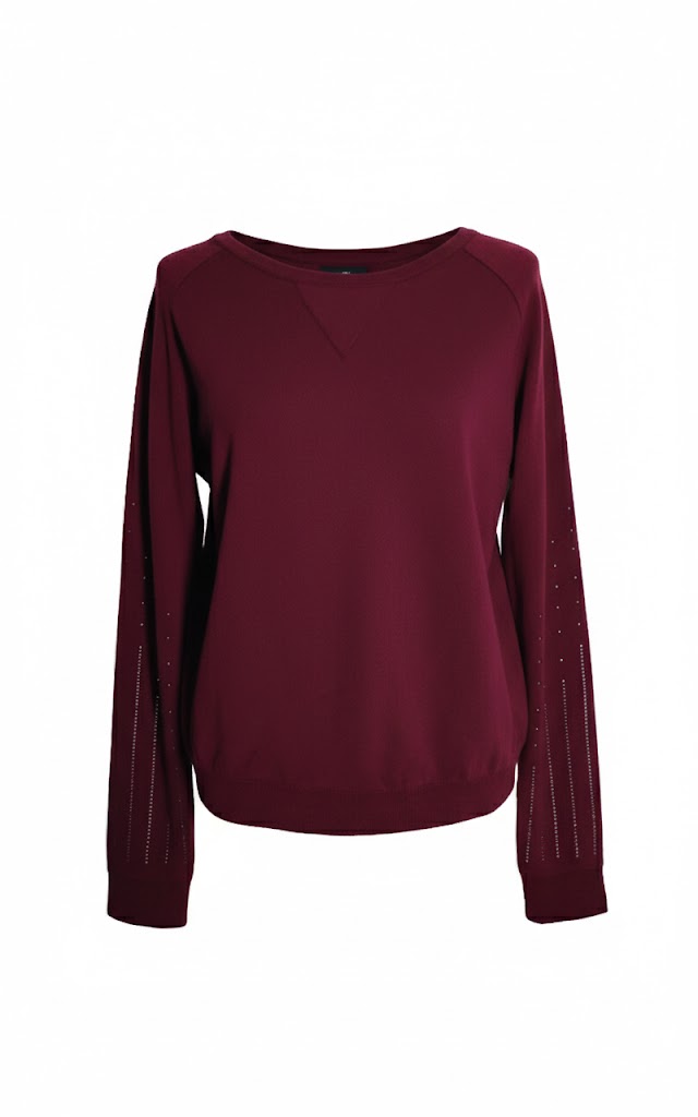 Object Sudadera Burdeos
