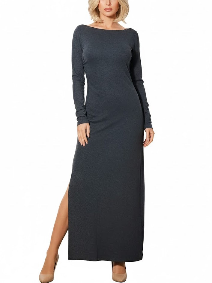 Guess Vestido Gris de Lana