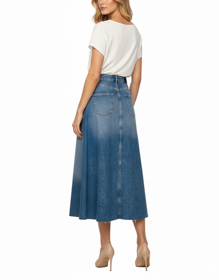 Liu Jo Falda Midi Denim