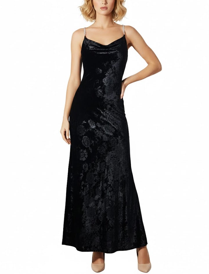 Guess Vestido Terciopelo Floral
