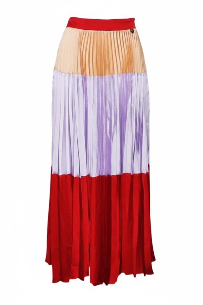 Twin Set Falda Plisada Multicolor