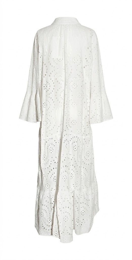Classic Fashion Vestido Perforado