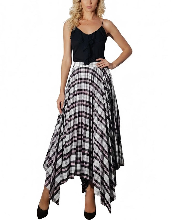 Twinset Falda Plisada Asimétrica