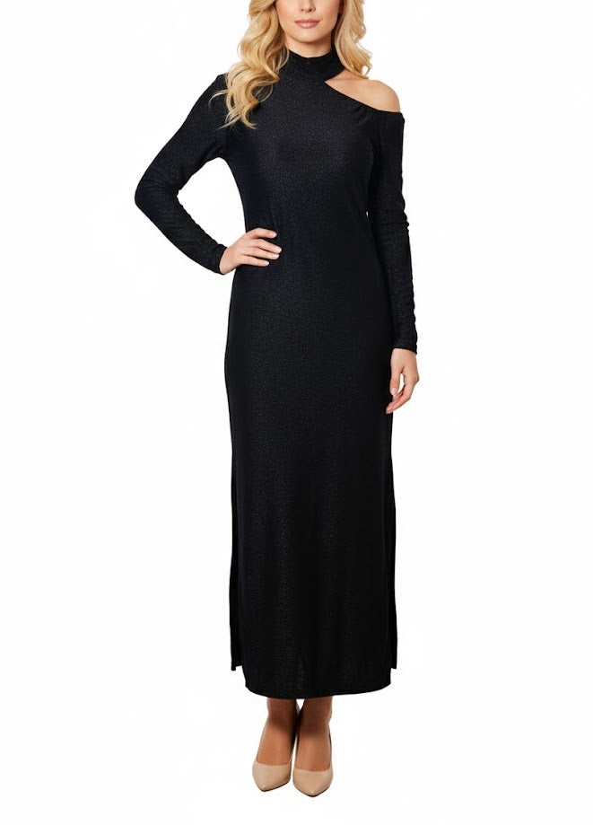 Rinascimento  Vestido de luréx negro