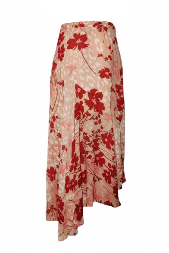 TwinSet  Falda Asimétrica Floral