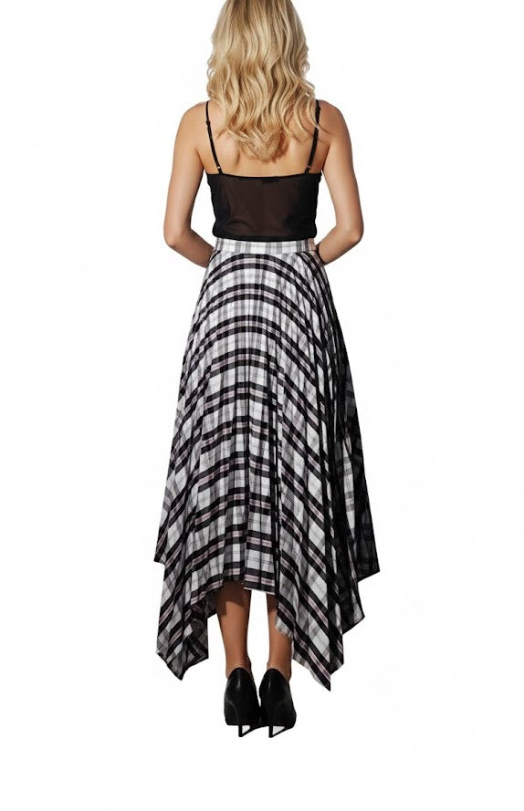 Twinset Falda Plisada Asimétrica