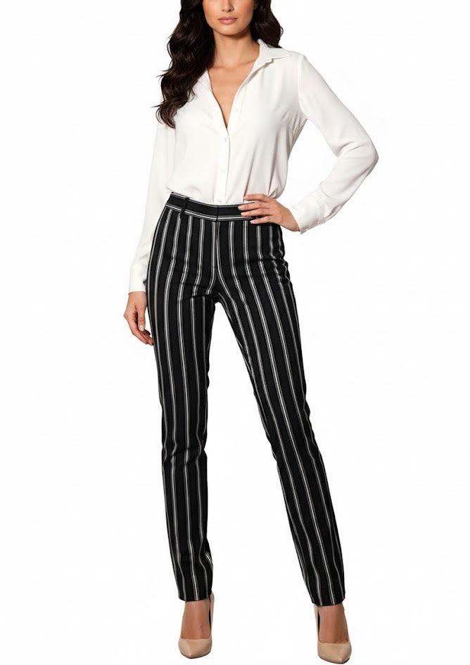 Patrizia Pepe Pantalón Stretch Negro