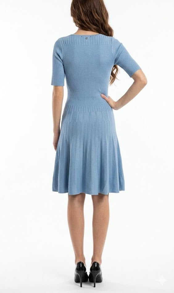 Guess Eco Vestido Azul Claro