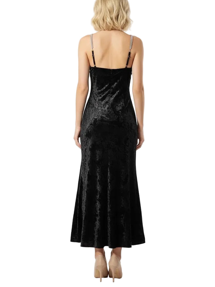Guess Vestido Terciopelo Floral