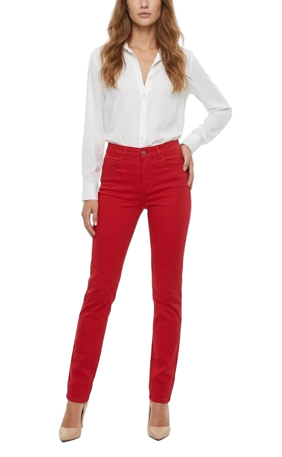 Liu Jo Pantalon Vaquero Rojo