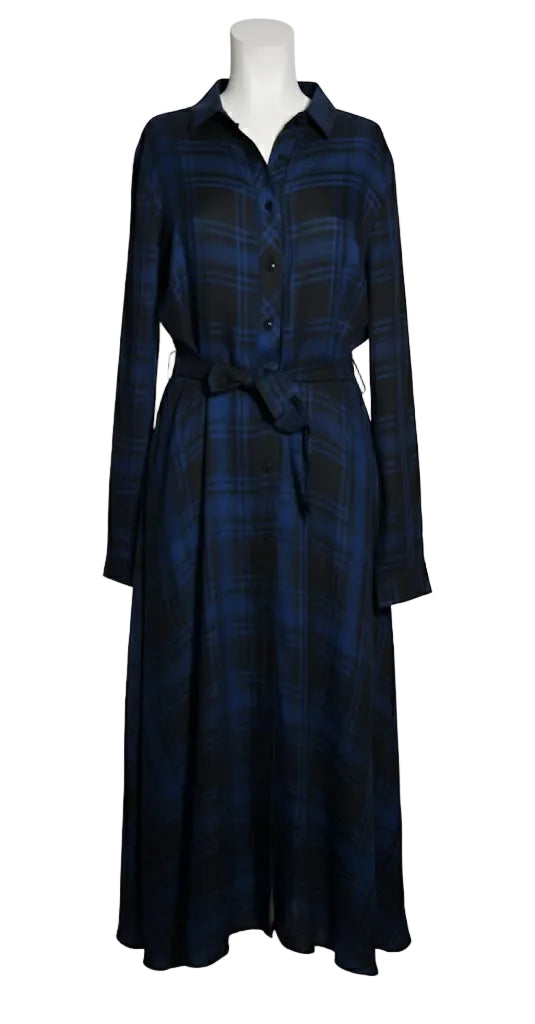 Please Vestido Camisero a Cuadros