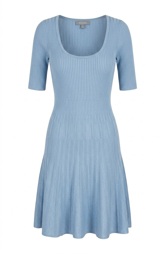 Guess Eco Vestido Azul Claro